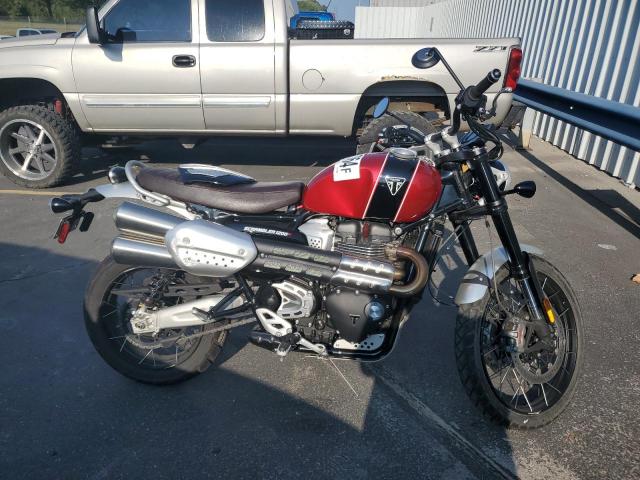  Salvage Triumph Motorcycle Scrambler