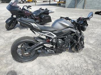  Salvage Triumph Motorcycle Street