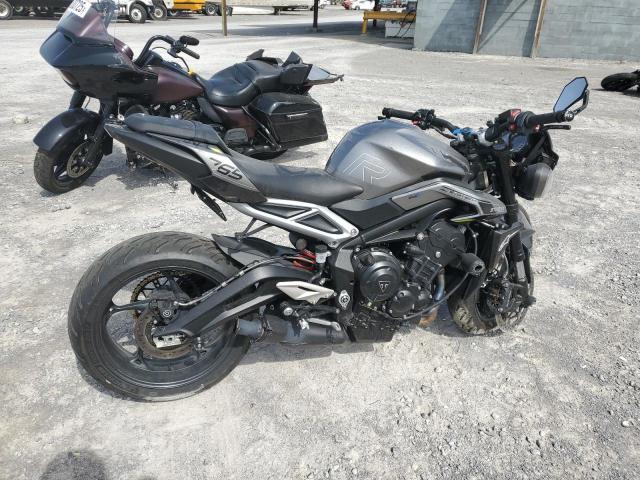  Salvage Triumph Motorcycle Street