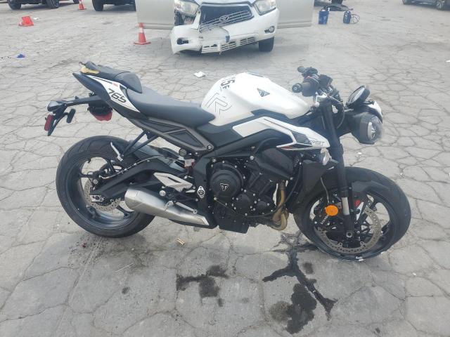  Salvage Triumph Motorcycle Street