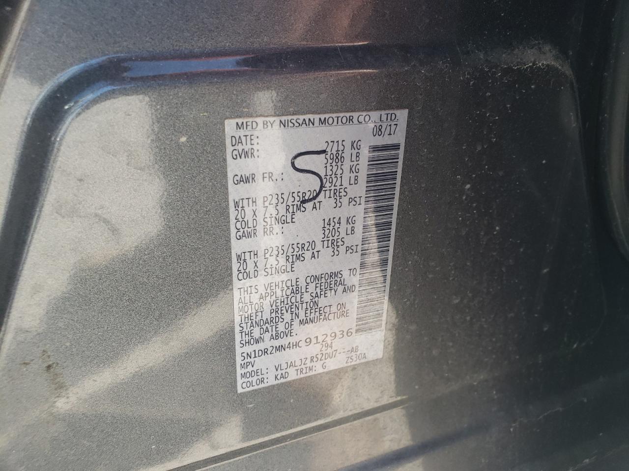 Nissan Pathfinder S Image 9