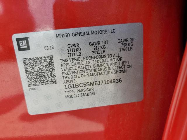 Chevrolet Cruze Ls Image 9