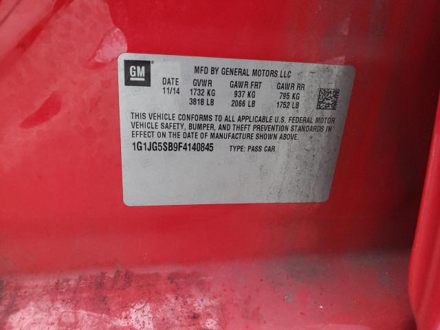 Chevrolet Sonic Rs Image 12