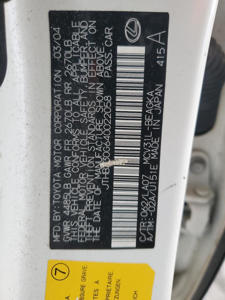 Lexus Es 330 Image 6