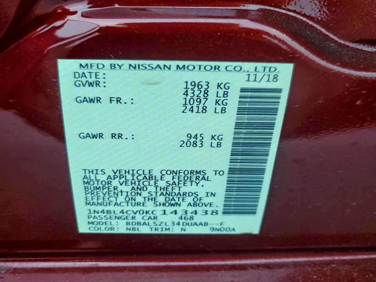 Nissan Altima Sr Image 7