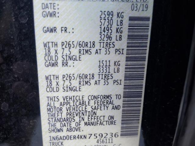 Nissan Frontier S Image 7