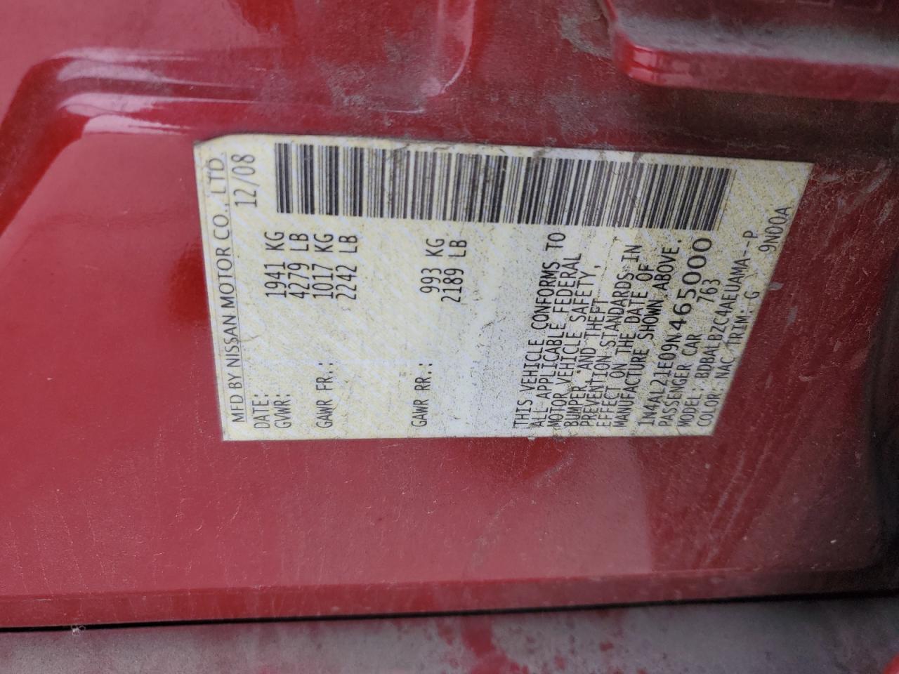 Nissan Altima 2.5 Image 8