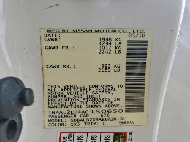 Nissan Altima S Image 6