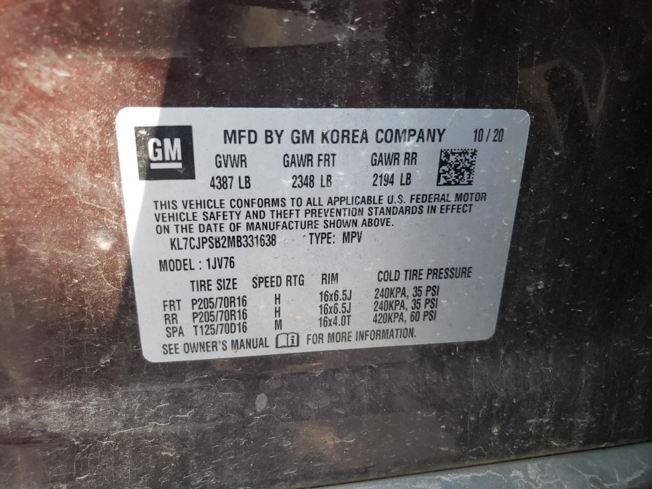 Chevrolet Trax 1lt Image 9