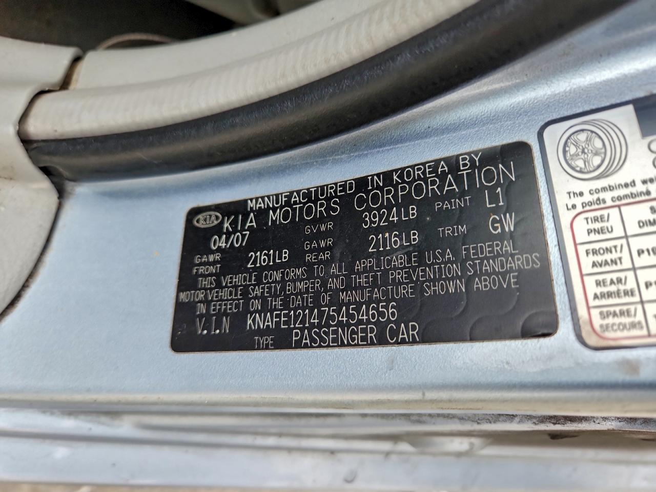 Kia Spectra Ex Image 9