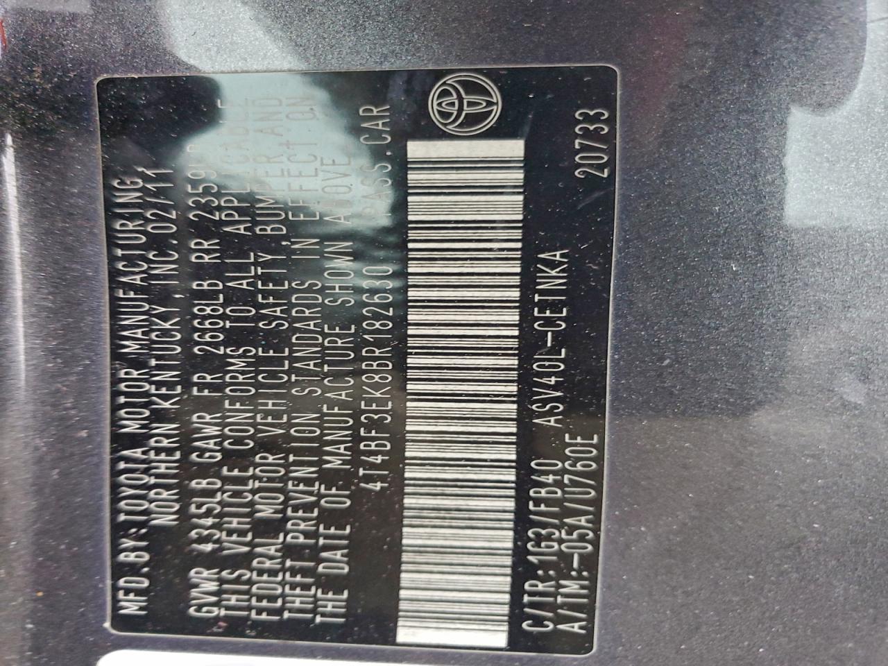 Toyota Camry Base Image 12