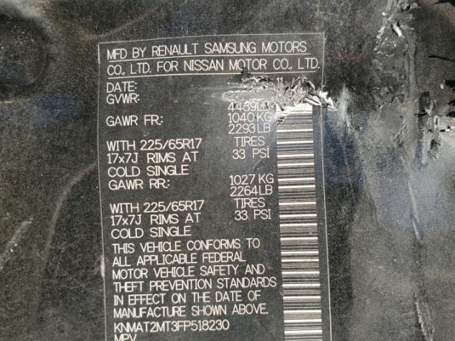 Nissan Rogue S Image 9