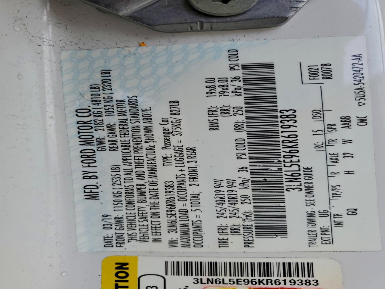 Lincoln MKZ Reserve Ii Image 12