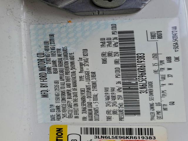 Lincoln MKZ Reserve Ii Image 12