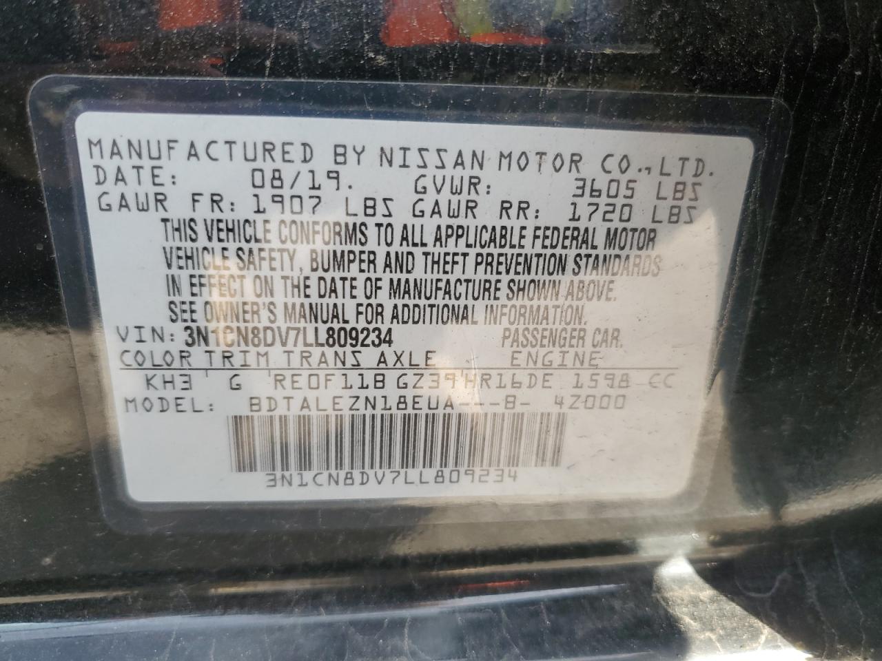 Nissan Versa S Image 9