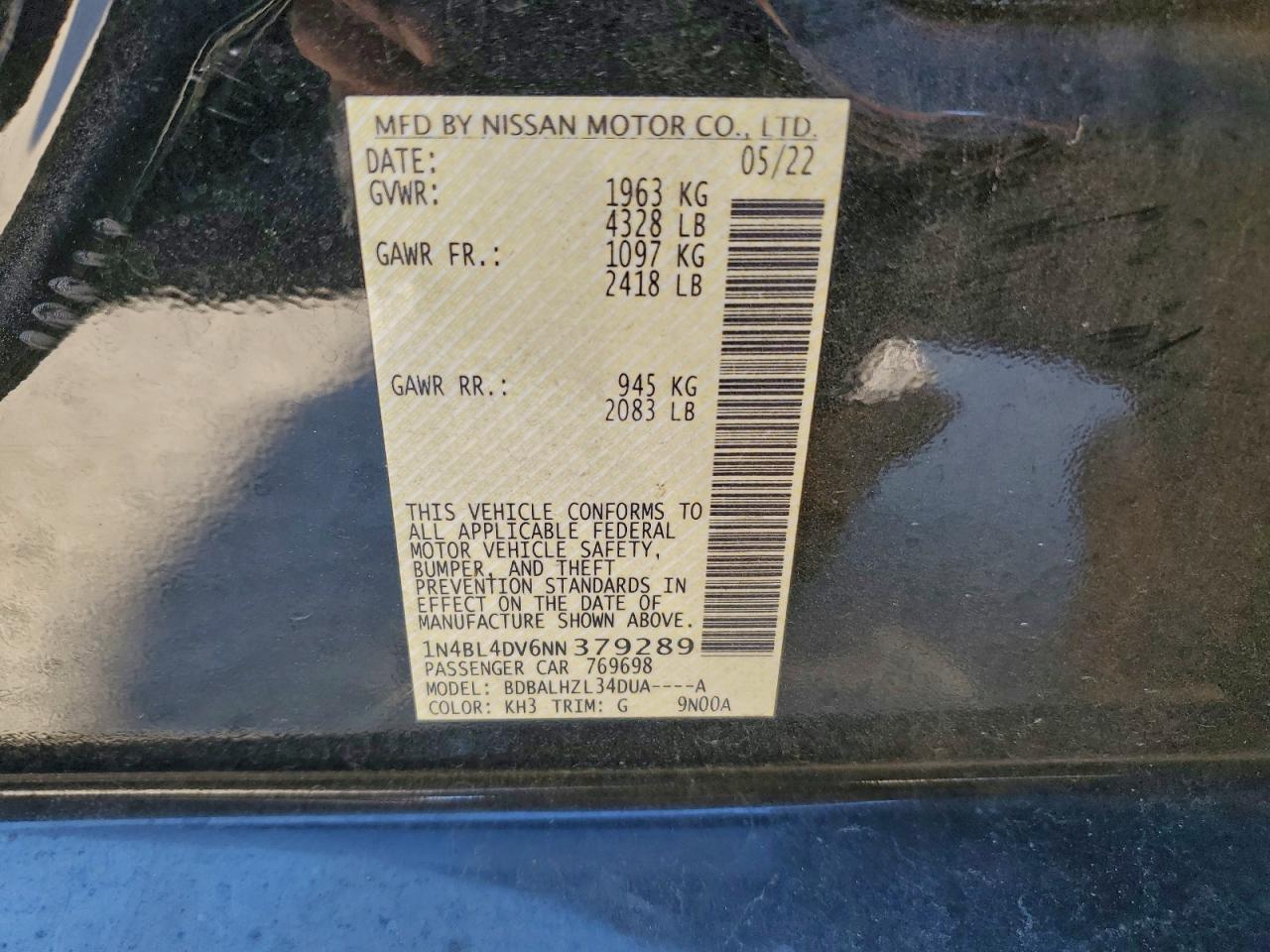 Nissan Altima Sv Image 11