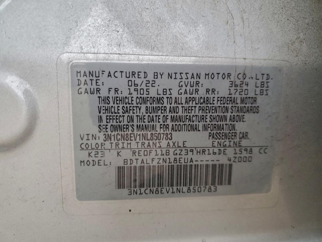 Nissan Versa Sv Image 11