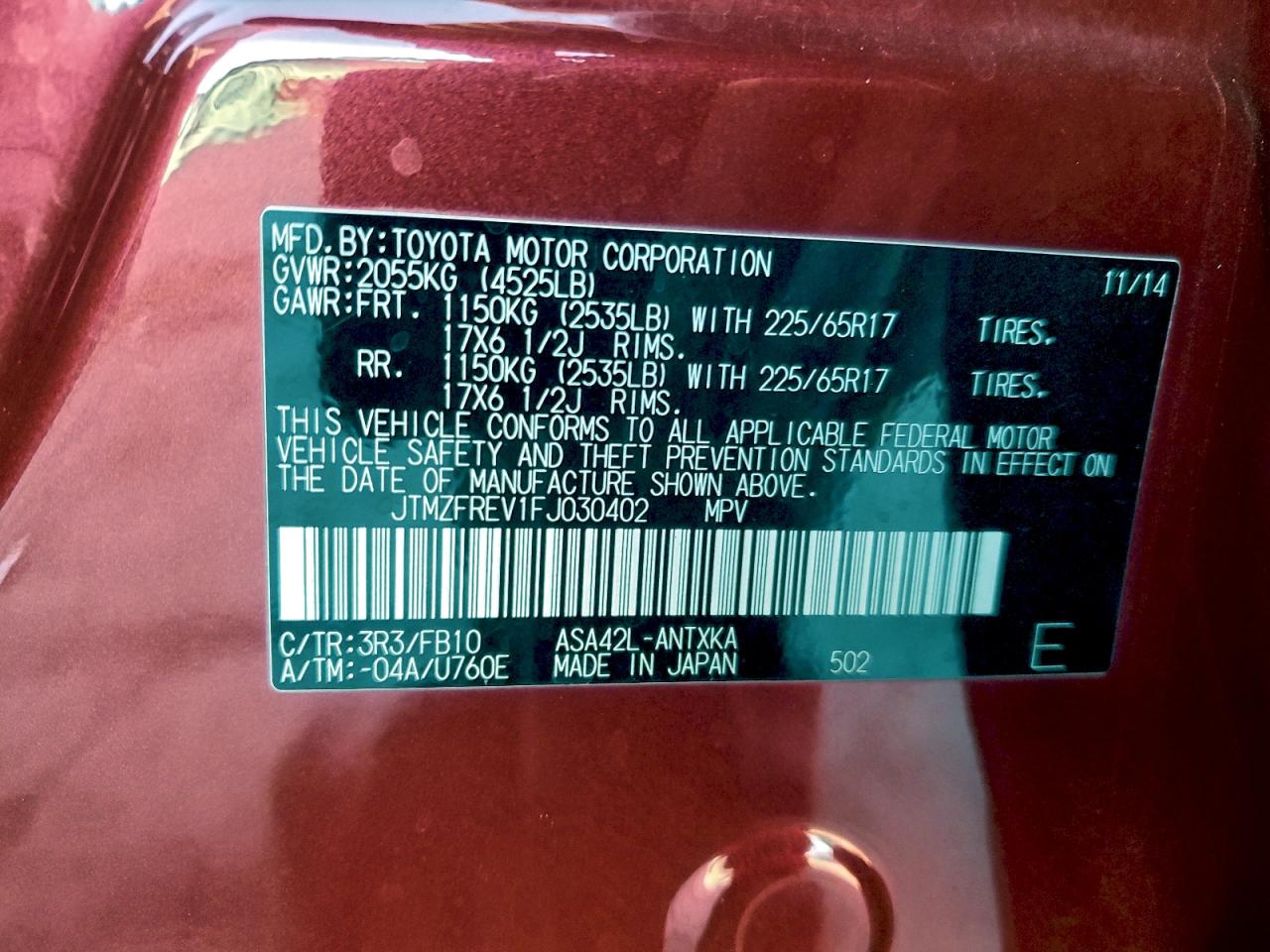 Toyota RAV4 Le Image 4