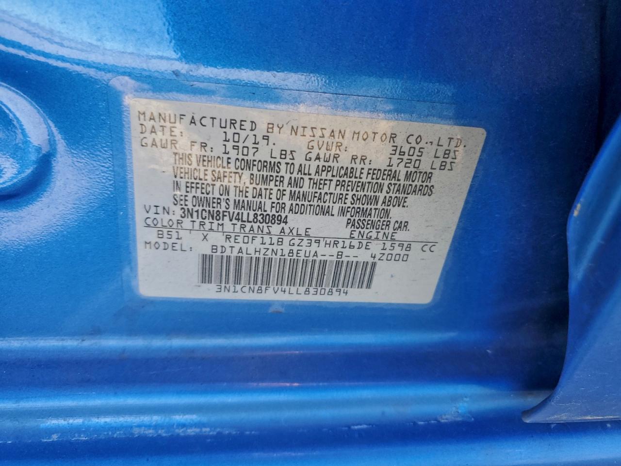 Nissan Versa Sr Image 10