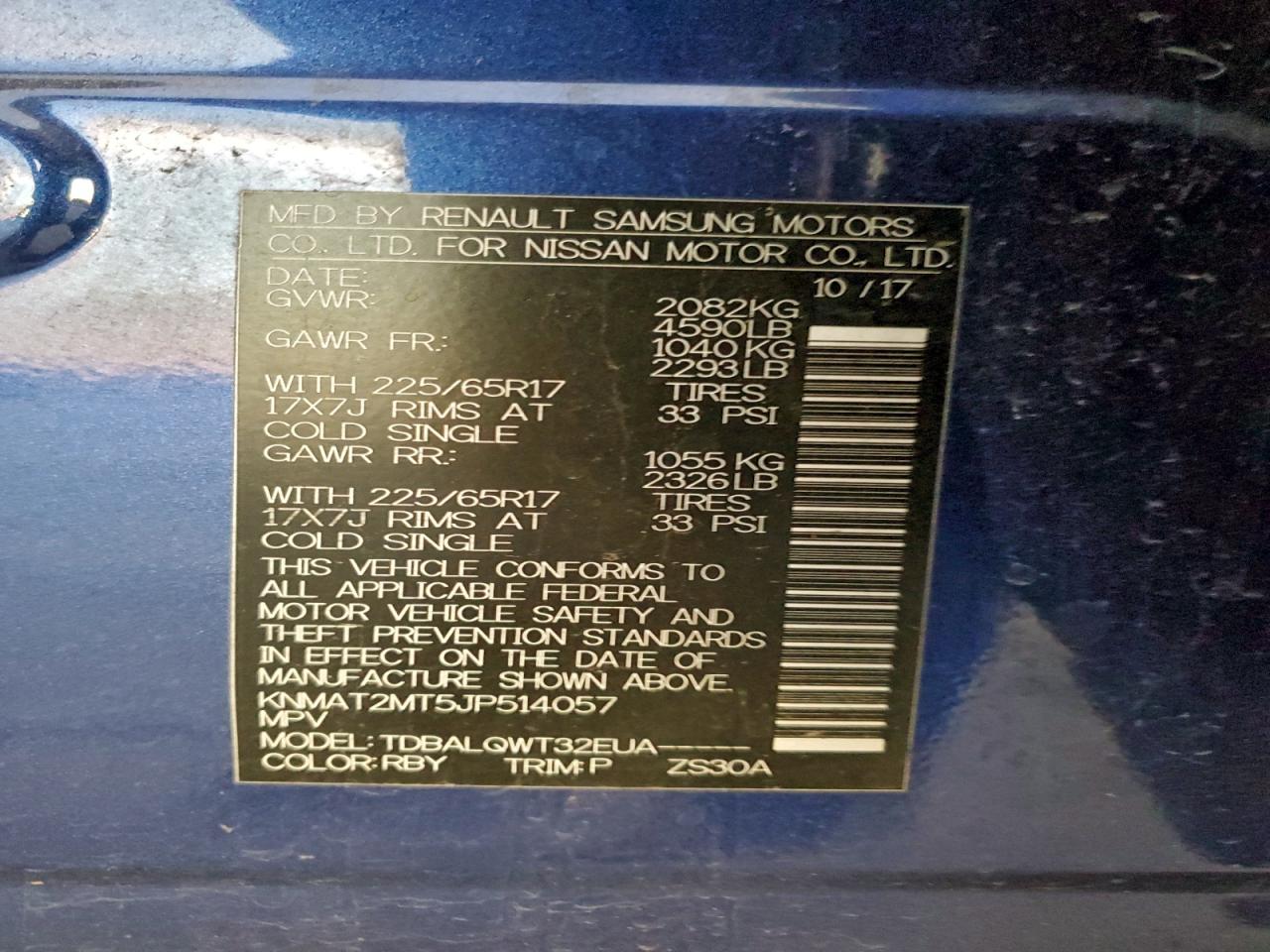 Nissan Rogue S Image 2