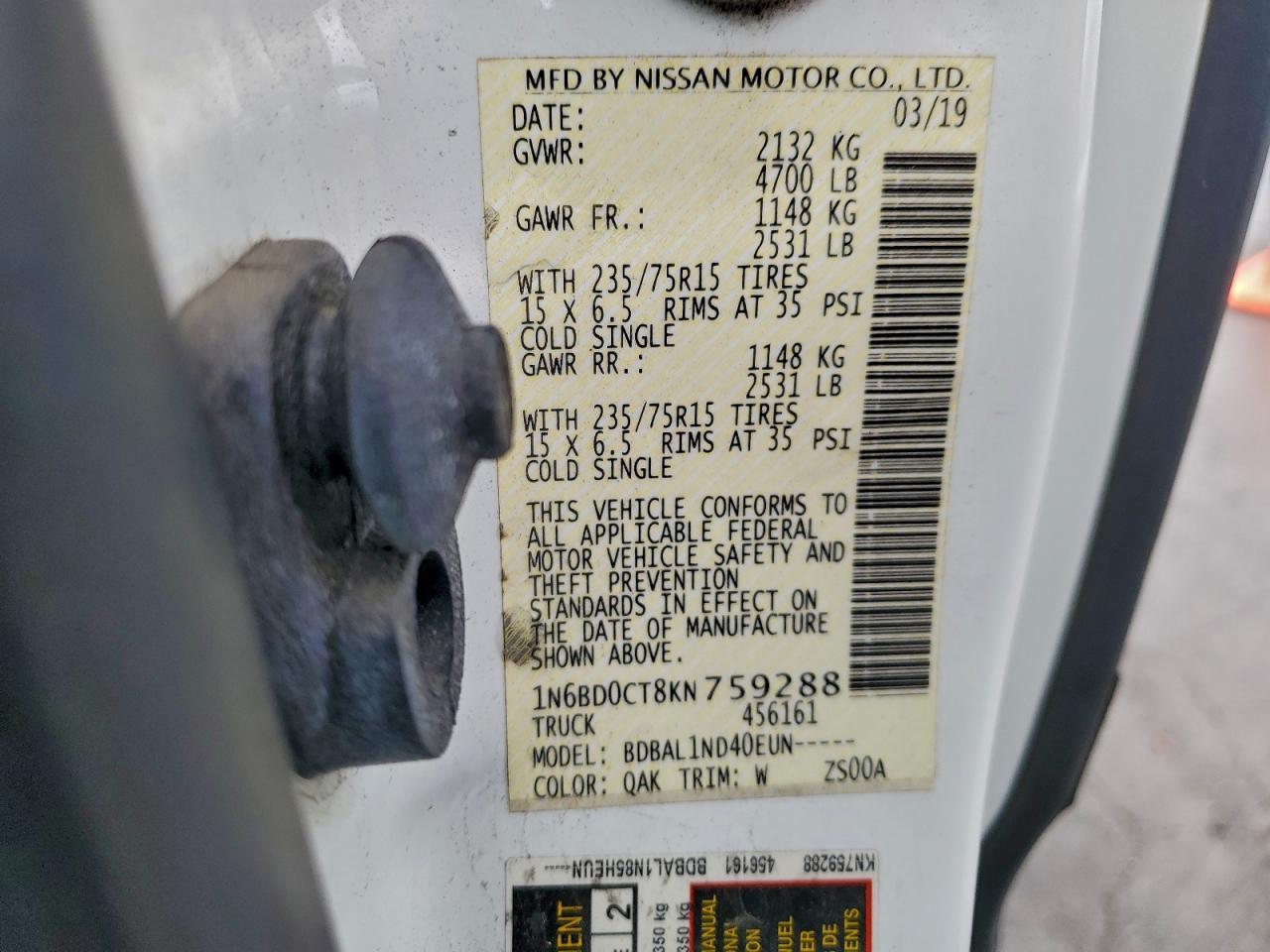 Nissan Frontier S Image 9