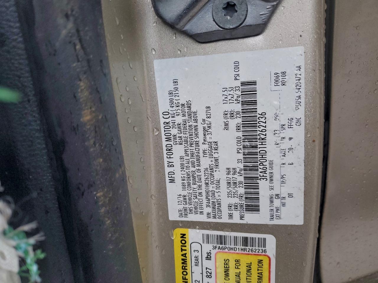 Ford Fusion Se Image 10