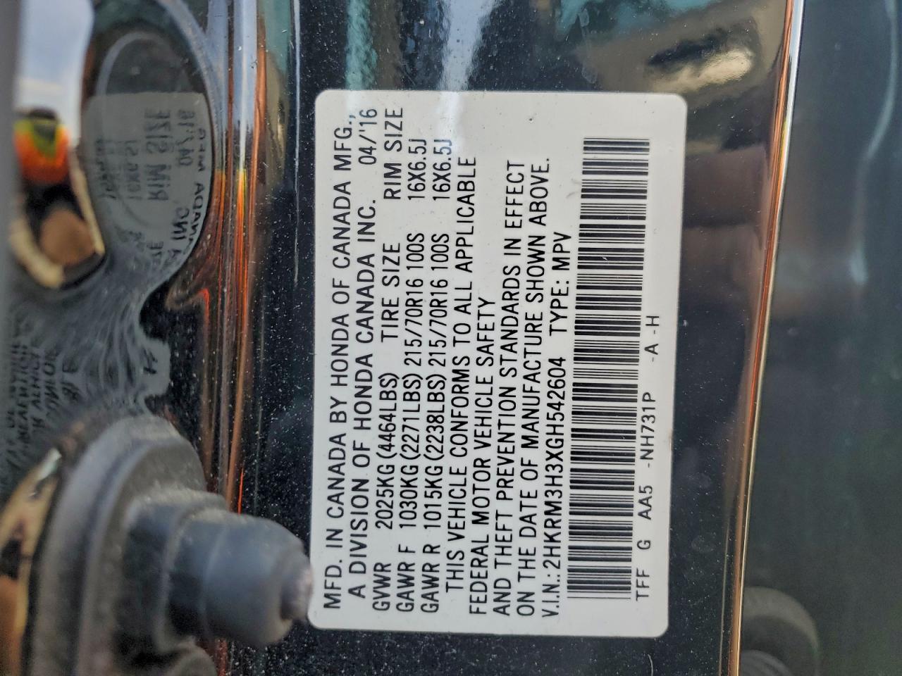 Honda Crv Lx Image 13