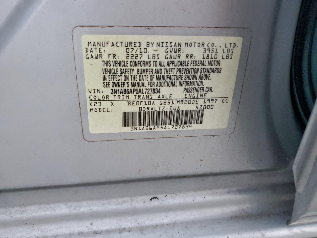 Nissan Sentra 2.0 Image 7