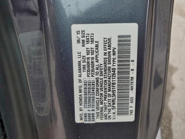 Honda Odyssey Touring Image 9