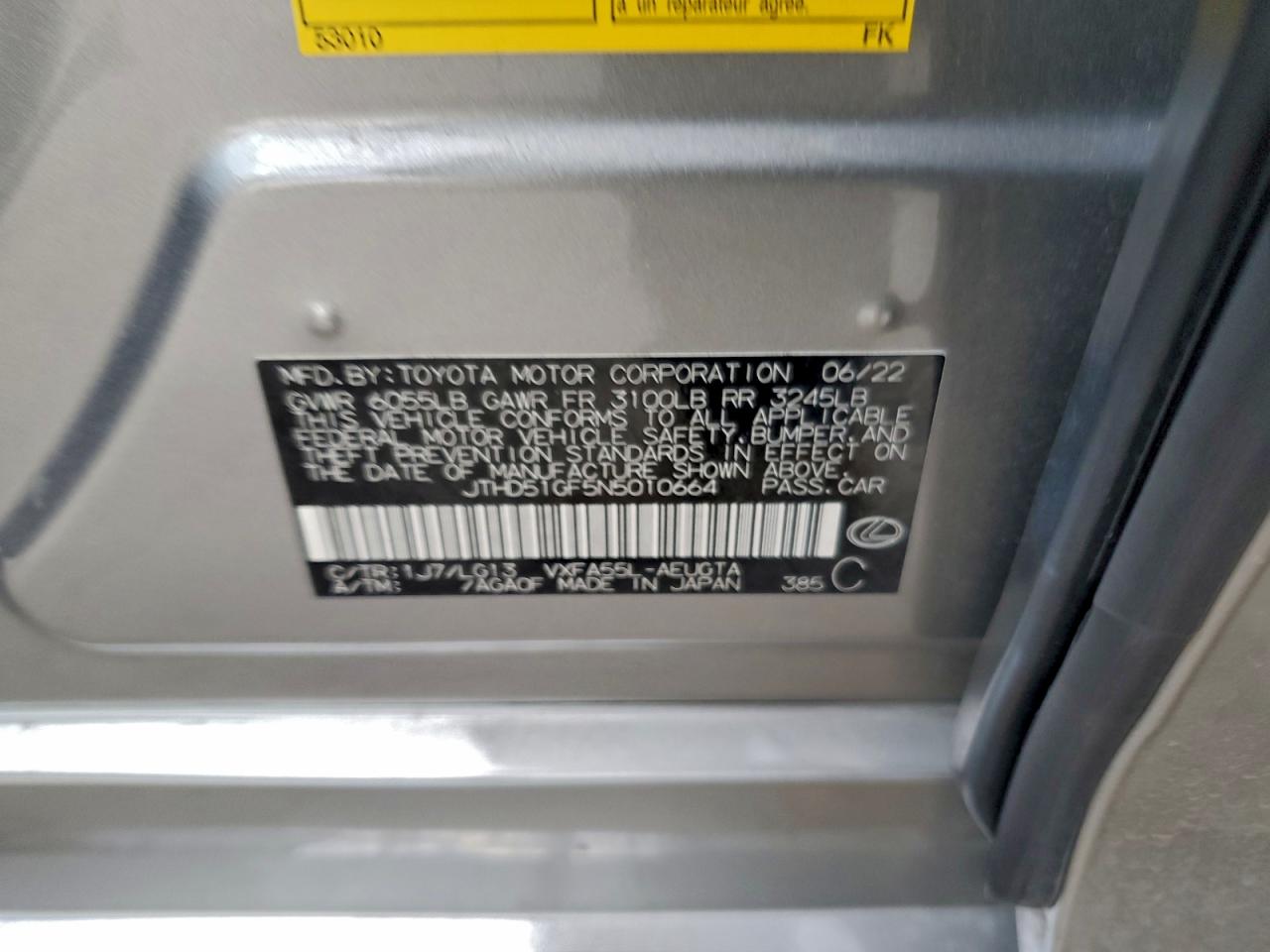 Lexus LS 500 Base Image 6