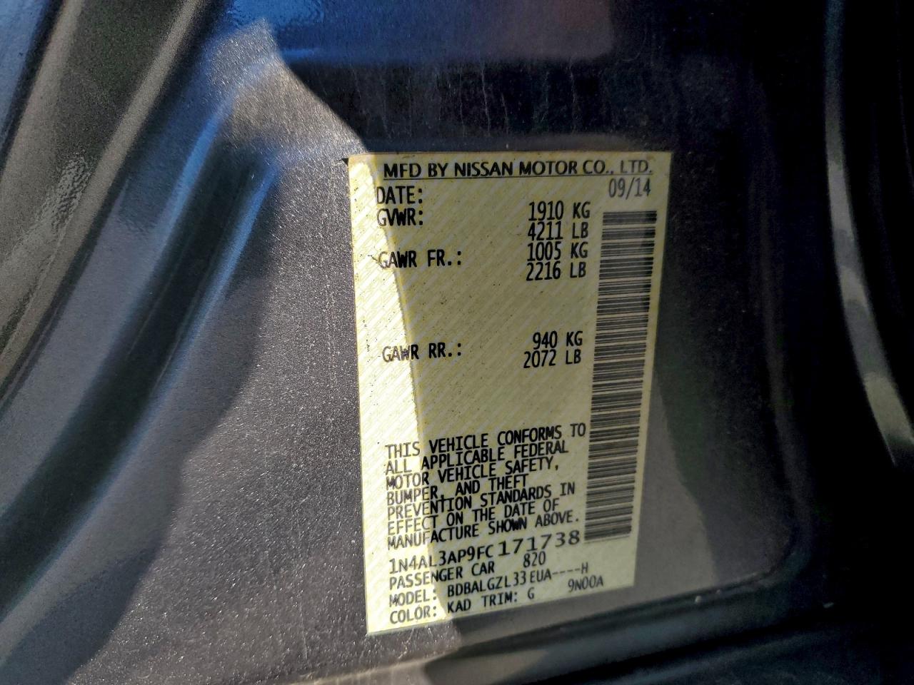 Nissan Altima 2.5 Image 8