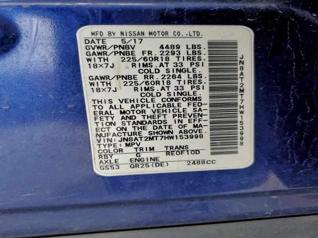 Nissan Rogue S Image 12