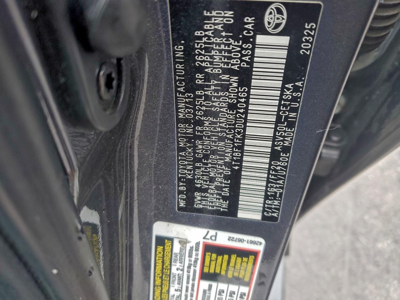 Toyota Camry L Image 11