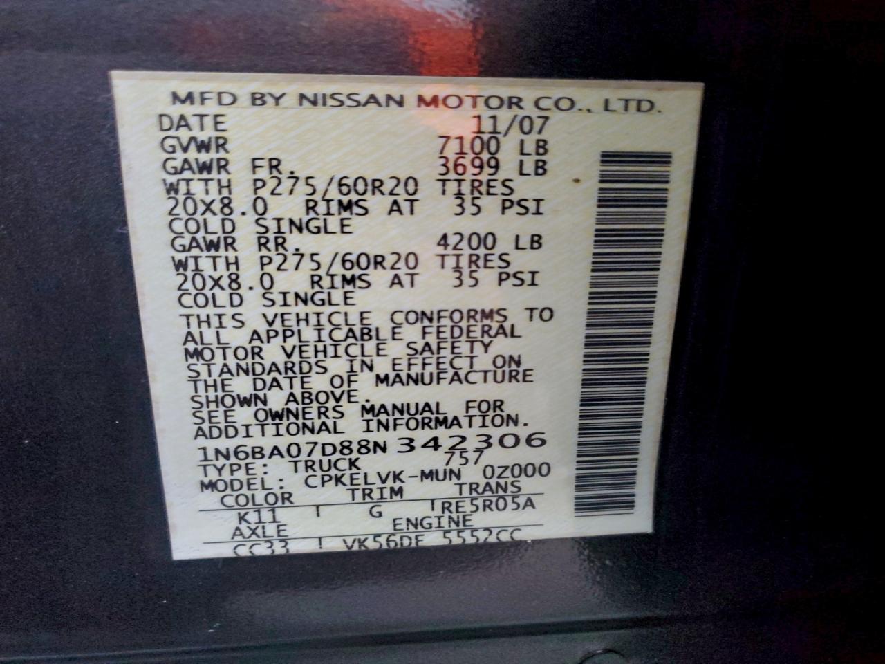 Nissan Titan Xe Image 13