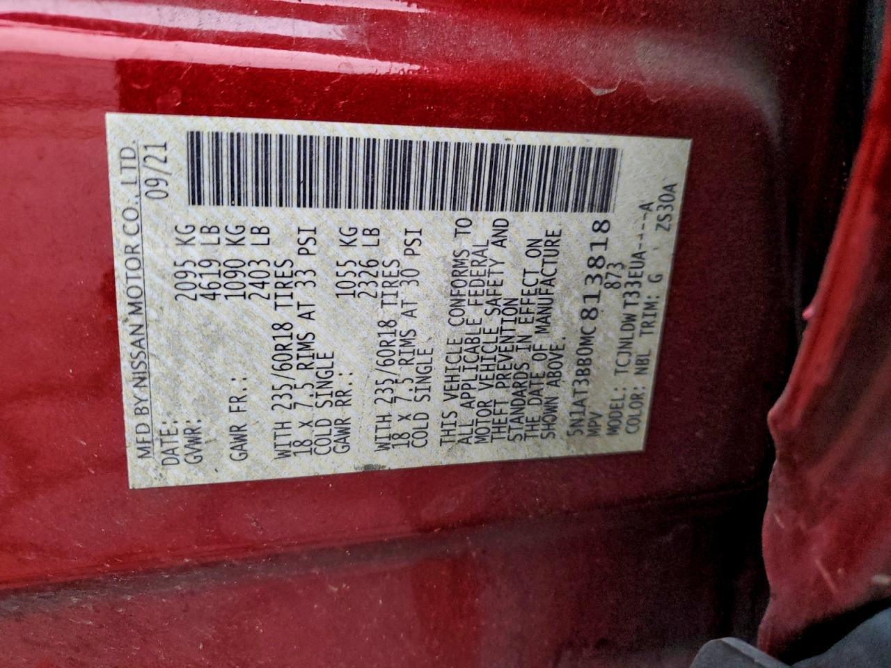 Nissan Rogue Sv Image 12