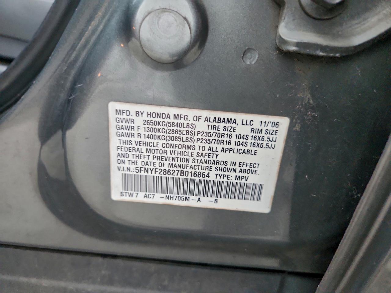 Honda Pilot Exl Image 11