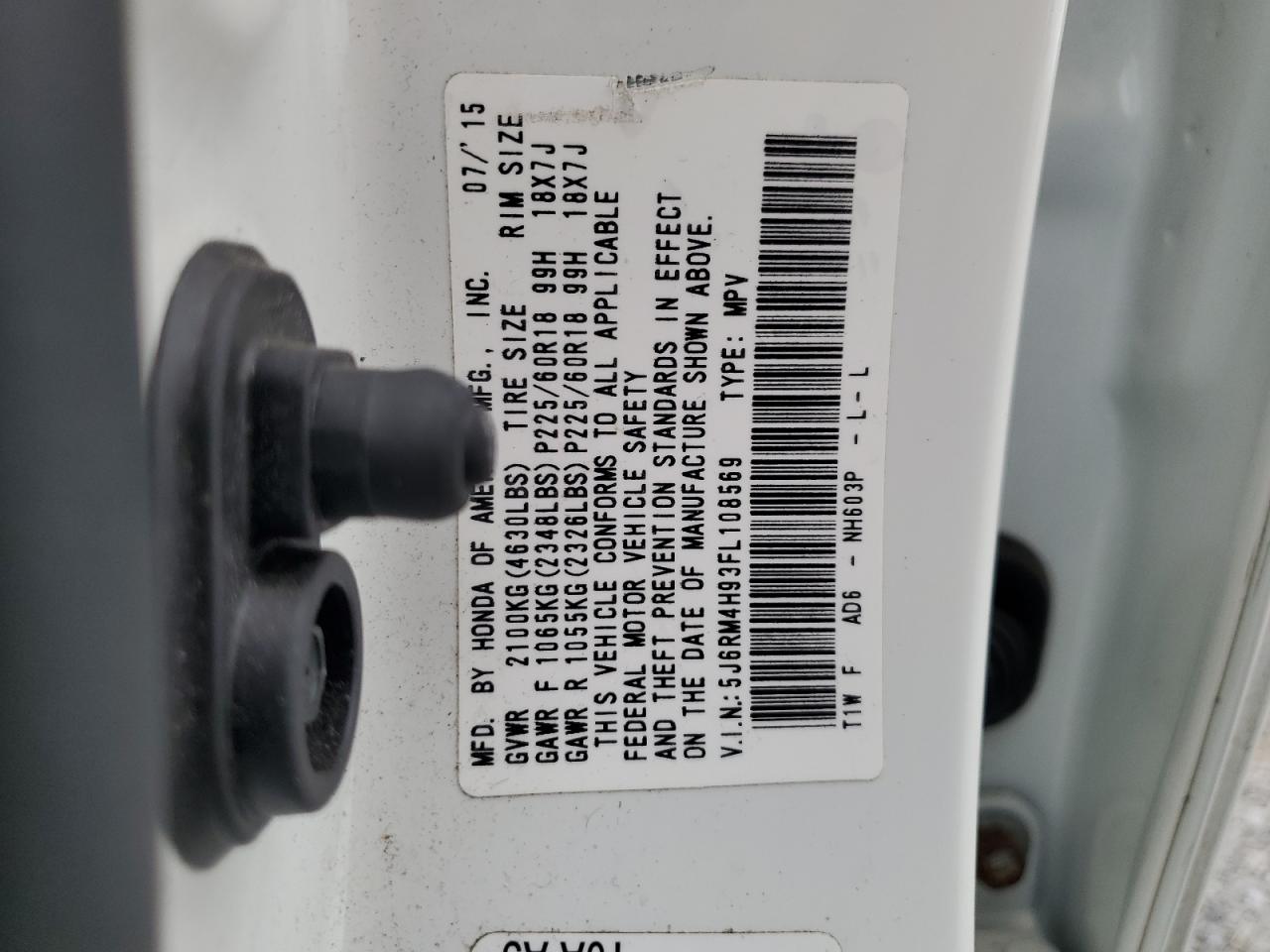 Honda Crv Touring Image 13