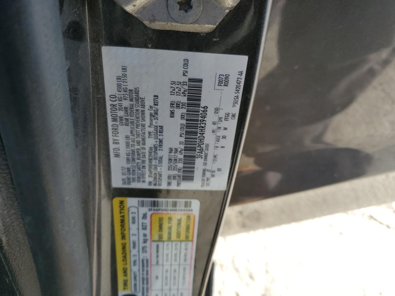 Ford Fusion Se Image 11