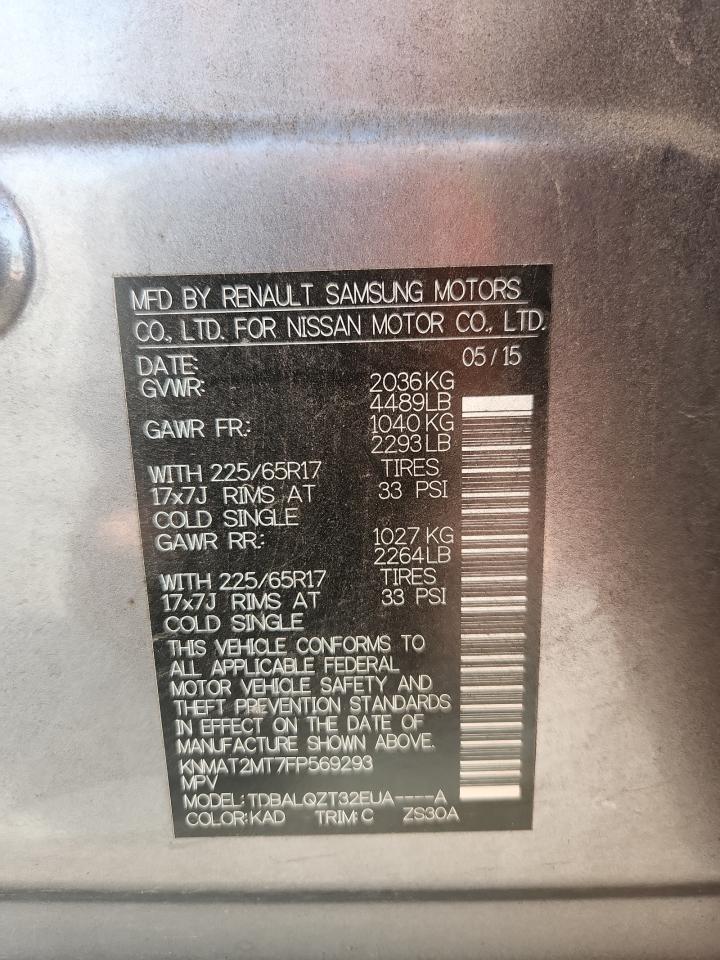 Nissan Rogue S Image 7