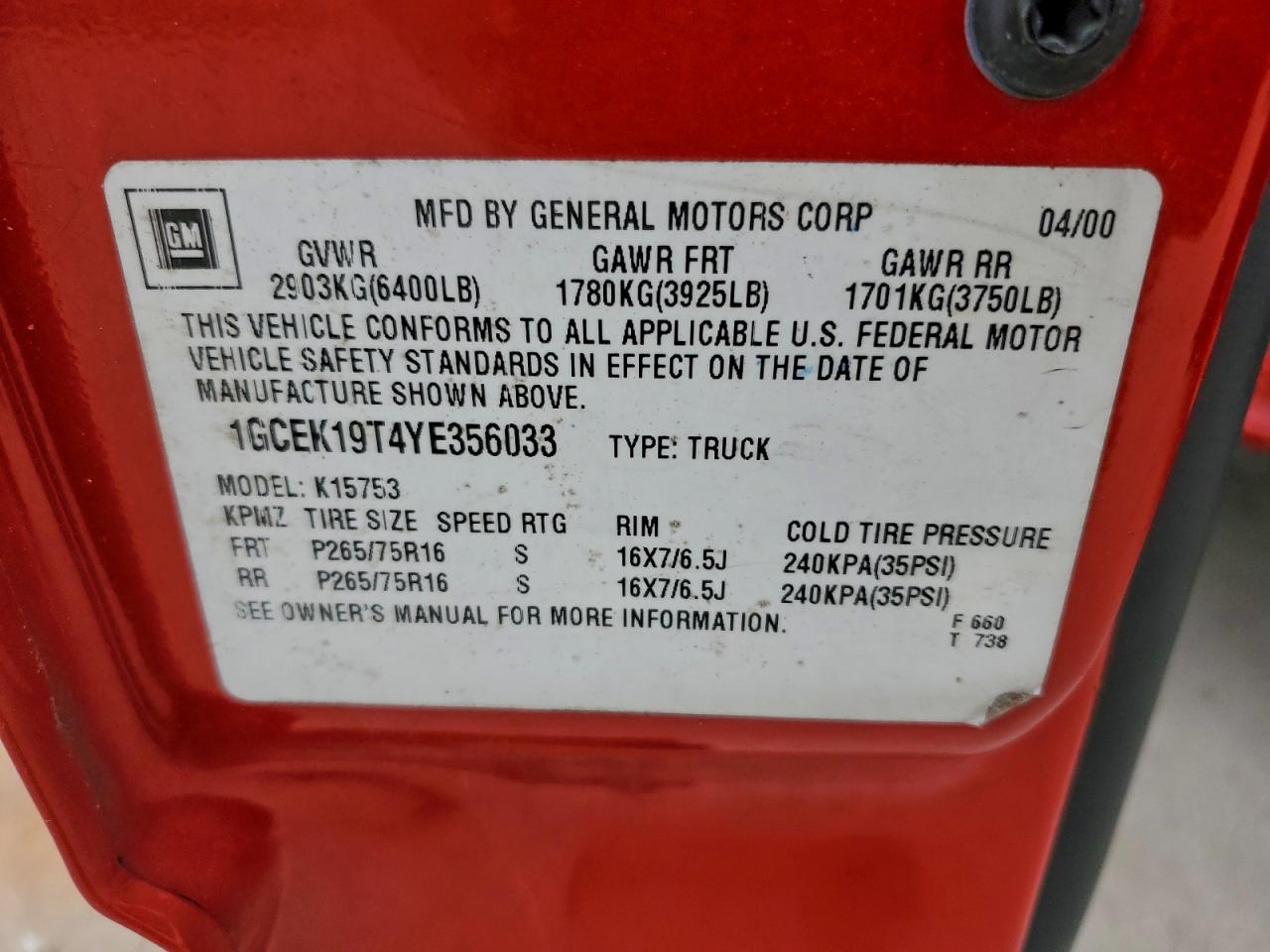 Chevrolet Silverado K1500 Image 11