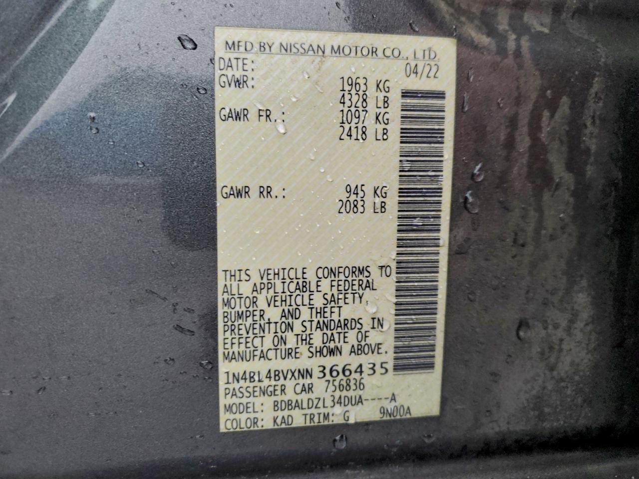 Nissan Altima S Image 13