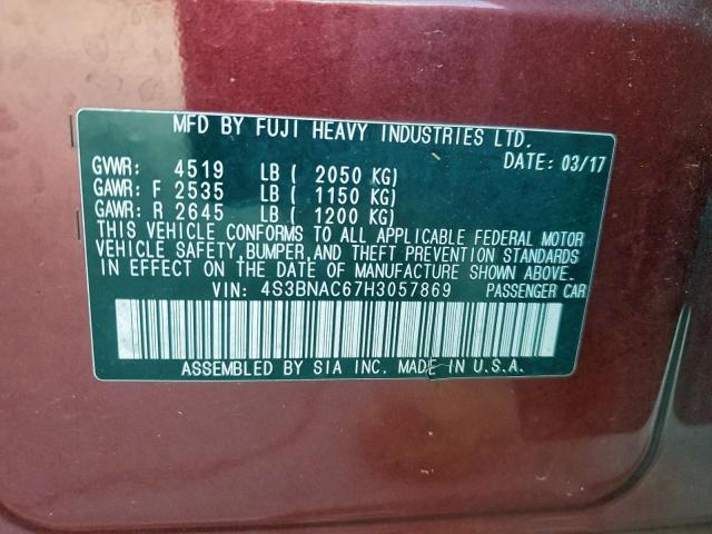 Subaru Legacy 2.5i Premium Image 12