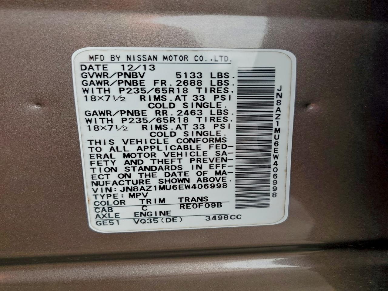 Nissan Murano S Image 7