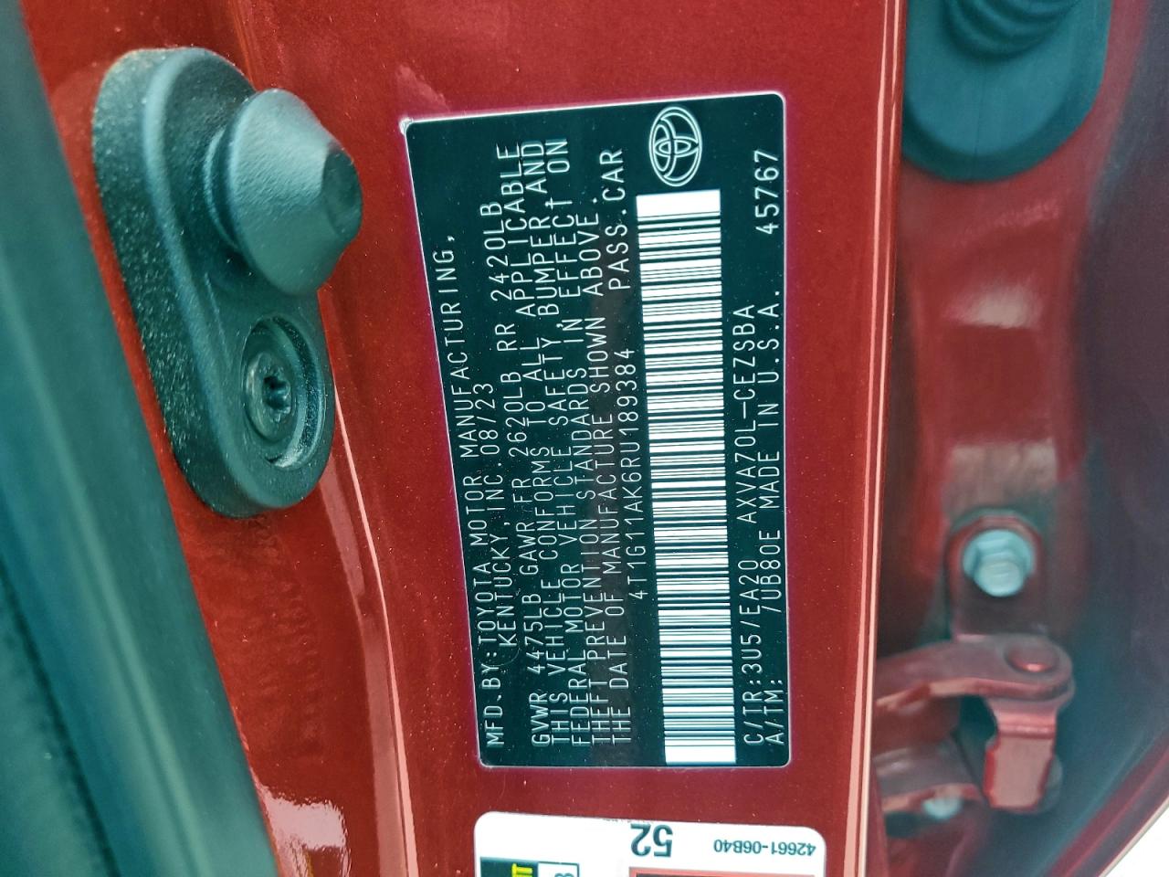 Toyota Camry Se Night Shade Image 9