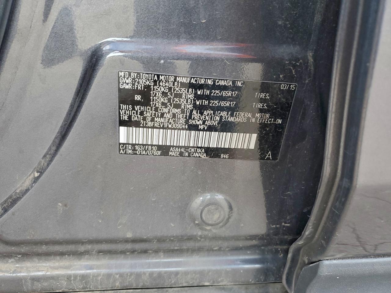 Toyota RAV4 Le Image 10