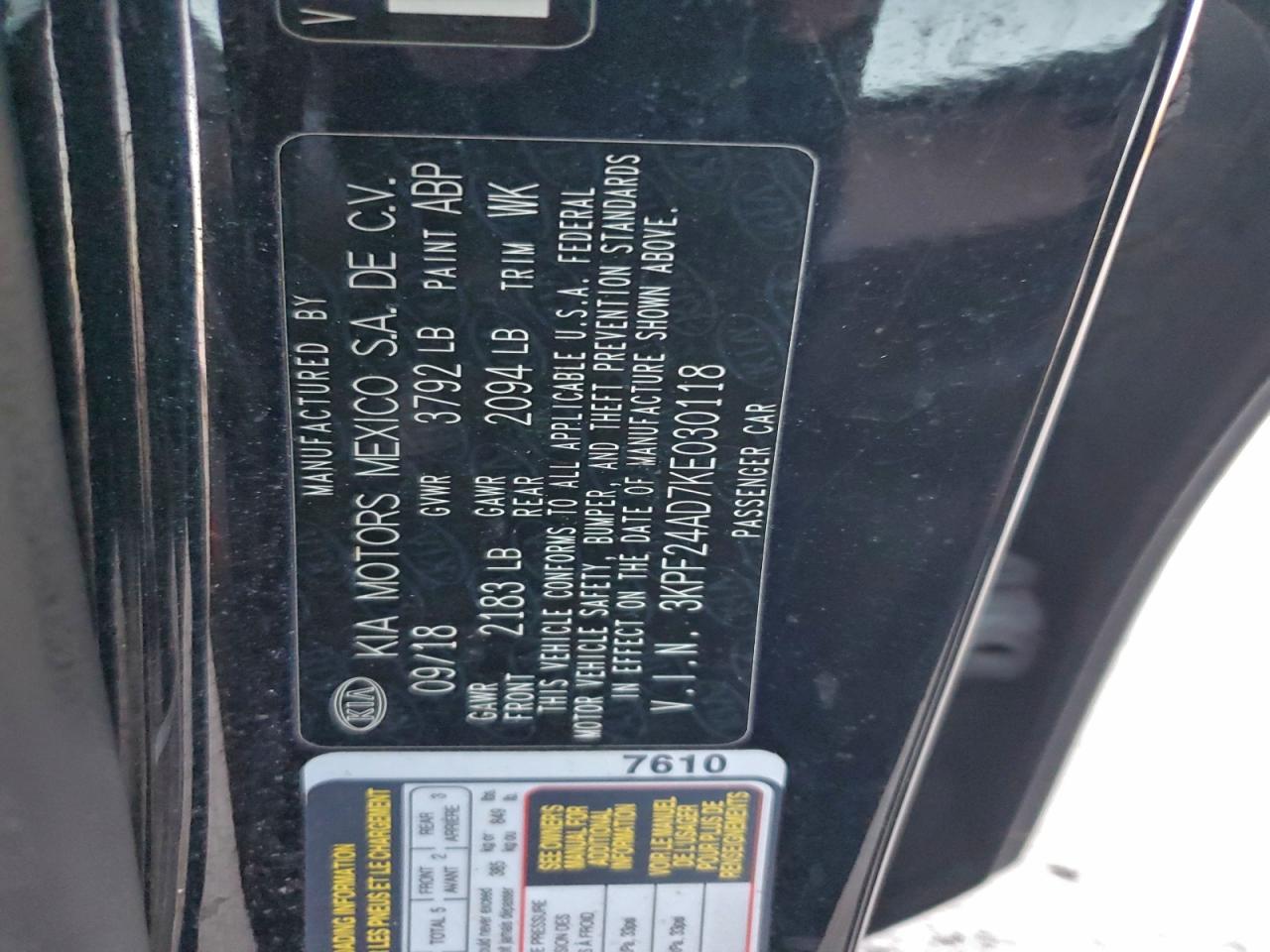 Kia Forte Fe Image 10