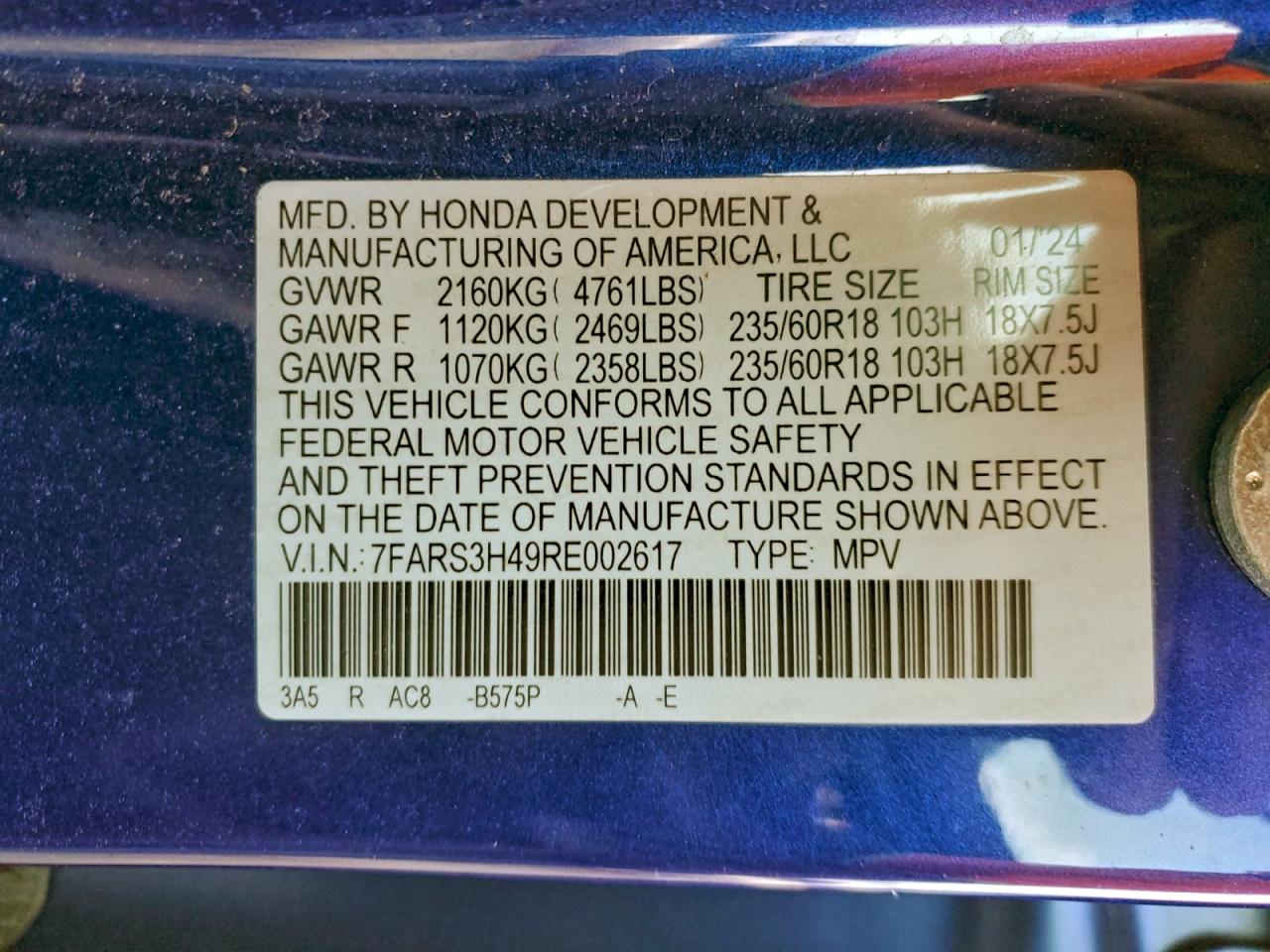 Honda Crv Ex Image 12