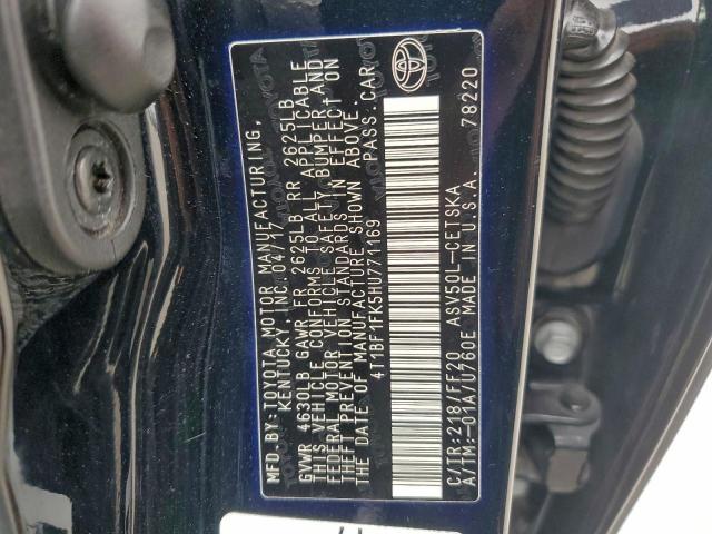 Toyota Camry Le Image 9