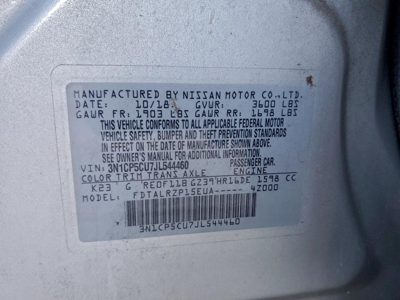 Nissan Kicks S Image 11