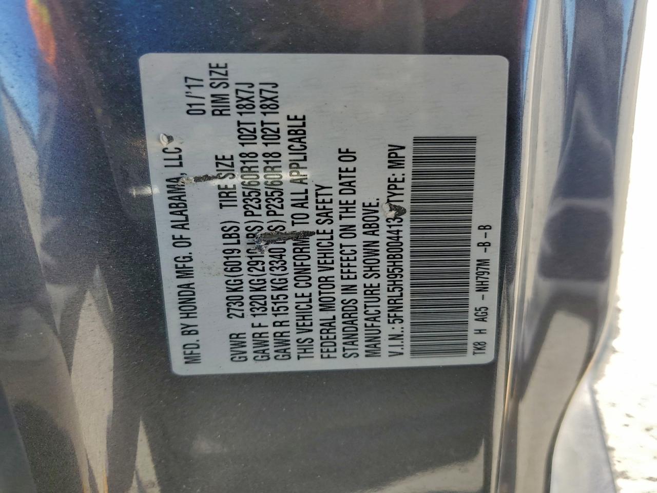 Honda Odyssey Touring Image 9